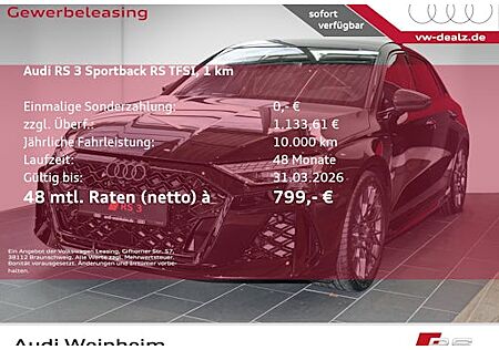 Audi RS3 2.5 TFSI S tronic quattro Sportback 5 Türen