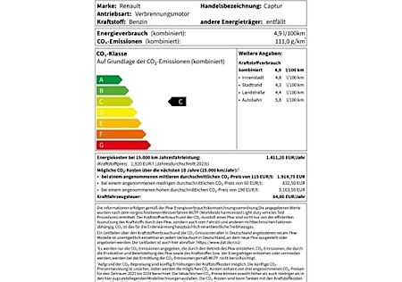 Renault Captur E-Tech Full Hybrid 145 Techno 5 Türen