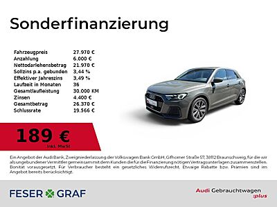 A1 Sportback Advanced 35TFSI LED/SHZ/Sonos/Navi+