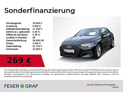 A3 Lim 30 TFSI SmartphoneI,PDC,Sitzhzg,Leder,16
