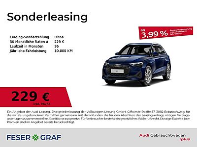A3 Sportback TFSI 85 kW Navi LED SHZ