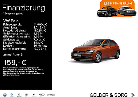 VW Polo Trendline 1.0 MPI AHK*Klima*GRA*DAB+