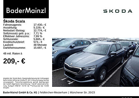 Skoda Scala 1.0 TSI Ambition Carplay LED Virtual Kam.