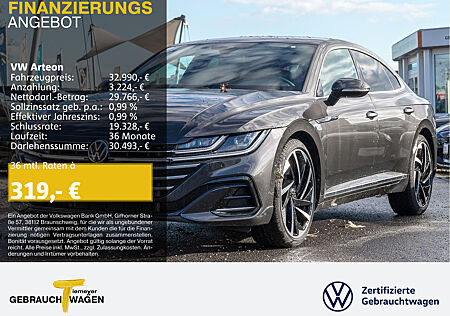 VW Arteon 2.0 TDI DSG 4M R-LINE IQ.LIGHT ST.HEIZ AHK LEDER