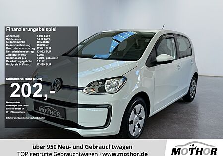 VW Up ! e-! Basis Rückfahrkamera Tempomat