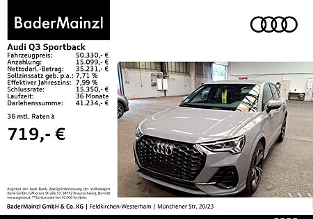 Audi Q3 Sportback 40 TDI quattro S line Kamera AHK