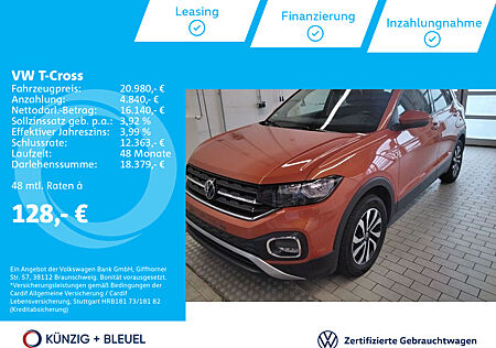 VW T-Cross ACTIVE 1.0 TSI Gar.-06/28*Nav*SHZ*PDC*ACC*Car Play