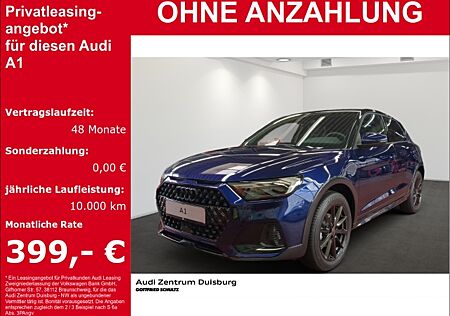 Audi A1 allstreet 30 TFSI Navi digitales Cockpit LED Sperrdiff. Apple CarPlay Android Auto sofort verfügbar!