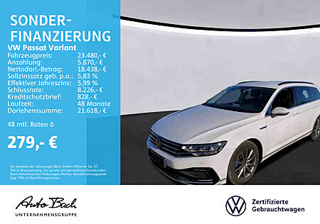 VW Passat Variant GTE 1.4 TSI DSG eHybrid, Navi, LED, Rückfahrkamera, AHK, App-Connect, Klima