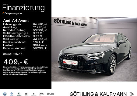 Audi A4 Avant 45 TFSI qu 2x S line S tro*EUPE 90.765*Carbon*B&O*HUD*Pano*Standh*Matrix*Virtual*Navi+*Assistenz Stadt*Parken*Fahren*Optik*AHK*