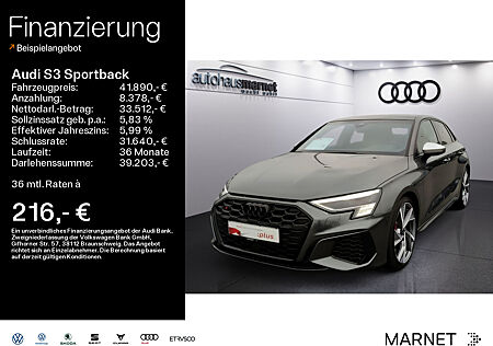 Audi S3 Sportback 2.0 TFSI quattro*Matrix*Alu*B&O*PDC*Pano* Connect*Sitzheizung