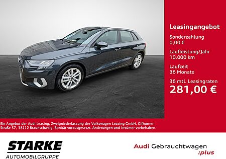 Audi A3 Sportback 35 TDI S tronic advanced NaviPlus SHZ APS-Plus Kamera GRA 17-Zoll