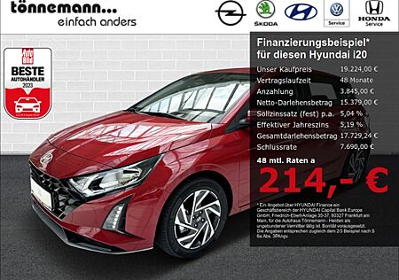 Hyundai i20 FACELIFT T-GDI TREND+NAVI+RÜCKFAHRKAMERA+SITZ-/LENKRADHEIZUNG+INDUKTIONLADEN+PARKPILOT HI