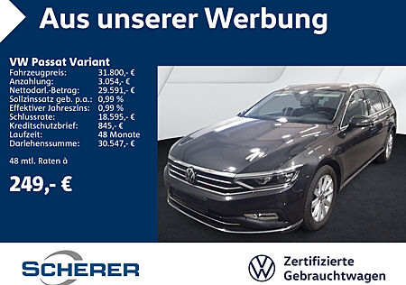 VW Passat Variant 2.0 TDI Elegance DSG NAVI AHK APP SHZ