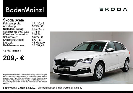 Skoda Scala 1.0 TSI Ambition Carplay LED Virtual Kam.