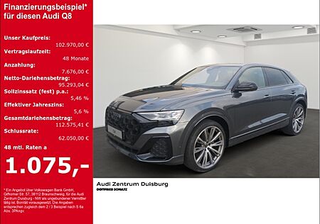 Audi Q8 50 TDI quattro Sportpaket HUD Luftfederung AD AHK-el. klappb. El. Panodach sofort verfügbar!