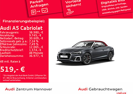 Audi A5 Cabriolet S line 40 TFSI Matrix B&O Kamera Leder