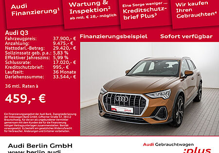 Audi Q3 S line 40 TDI qu.S tr. VIRTC B&O AHK MATRIX