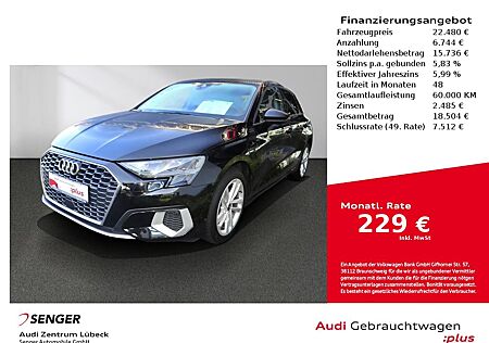 Audi A3 Sportback 40 TFSi e S tronic Nav Virt.Cockpit