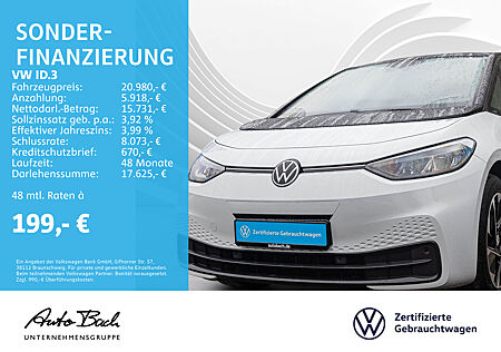 VW ID.3 Pure Performance Automatik Navi LED EPH DAB