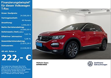 VW T-Roc 1.5 TSI DSG Sport Navi Sitzheizung Leichtmetallräder