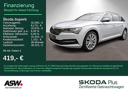 Skoda Superb Combi 2.0 TDI DSG Navi LED ACC VC RFK AHK