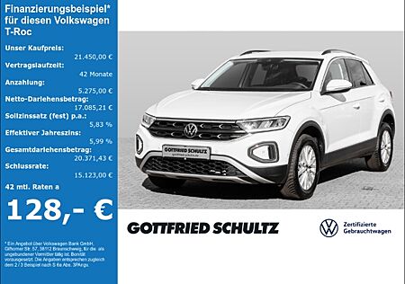 VW T-Roc 1.0 TSI Life Navi LED SHZ PDC