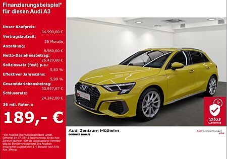 Audi A3 Sportback 30 TDI S line LED ACC Navi