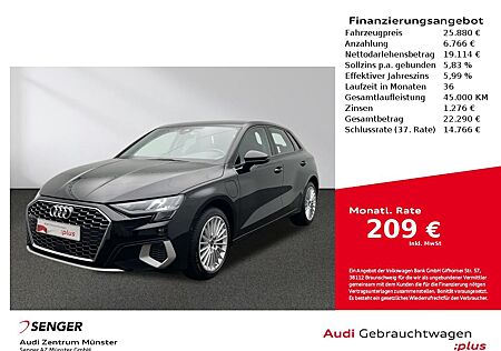 Audi A3 Sportback TFSI e Advanced 40 e S tronic LED