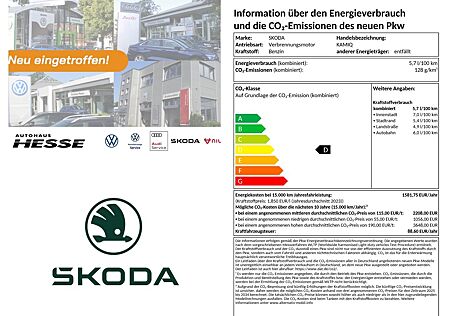 Skoda Kamiq 1,0 TSI DSG Essence, 16 Alu, LED, AHK, Sitzhzg. v, PDC h, MFL, Klima, Blu