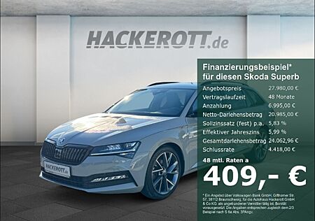 Skoda Superb Sportline Combi 1.5 TSI DSG PDC ACC Klimaa.