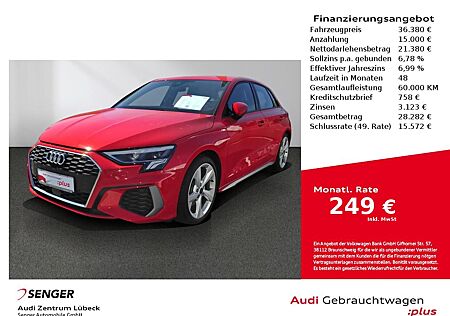 Audi A3 Sportback 40 TFSI quattro S line LED Navi