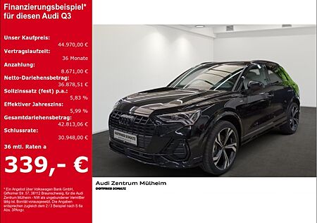 Audi Q3 35 TFSI S linePanorama Navi digitales Cockpit Soundsystem LED Blendfreies Fernl. AD