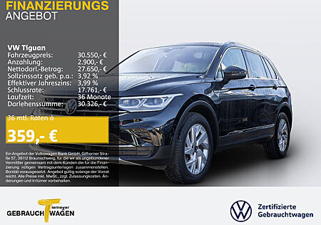 VW Tiguan 2.0 TDI DSG 4M ELEGANCE LEDER AHK IQ.LIGHT KAMERA ACC+ H+K