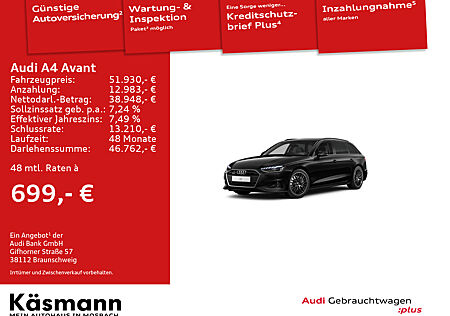 Audi A4 Avant 45TFSI quattro AHK PANO 360 STHZ ACC