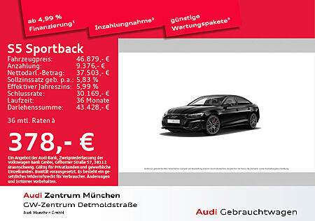 Audi S5 Sportback TDI qu. S-Sitze/Pano/Matrix/HUD/B&O/Virtual