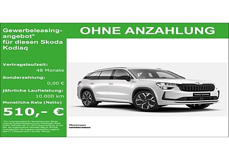 Skoda Kodiaq Sportline IV DSG RFK AHK SHZ KESSY APP MATRIX