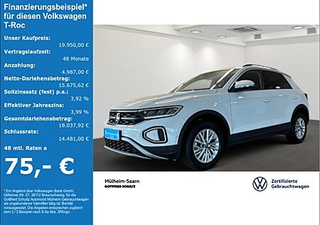 VW T-Roc 1.0 TSI Life Navi Sitzheizung LED APP-Connect