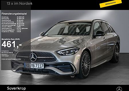 Mercedes-Benz C 220 d T AMG NIGHT DISTR SPUR PANO 360 AHK PDC