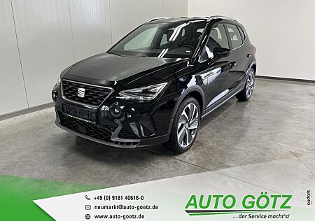 Seat Arona FR DSG 4-Jah Garantie* AHK*Navi*DAB*VZE*LED*ACC*SmartLink*DigiCockpit*Kamera*ParkAssist*Kessy*BlindSpot*Freispr.*Sitzheiz*PDC*vo+hi*Alu*LichtAssist*SpurAssist*Connect*ZV-Funk*4xEFH*Ladeboden*Nebel*Armlehne*Metallic