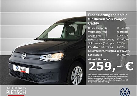 VW Caddy 5-Sitzer Motor 2,0 l TDI 75 kW Getriebe: 6-Gang-Schaltgetriebe AHK Klimaautom