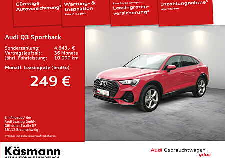 Audi Q3 Sportback 45TFSIe S line LED NAV ACC VIRTUAL