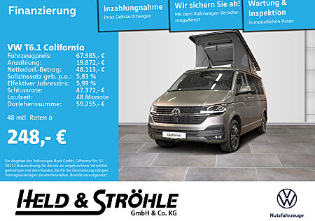 VW T6 California T6.1 California Beach Tour 110 kW TDI 7-Gang DSG.