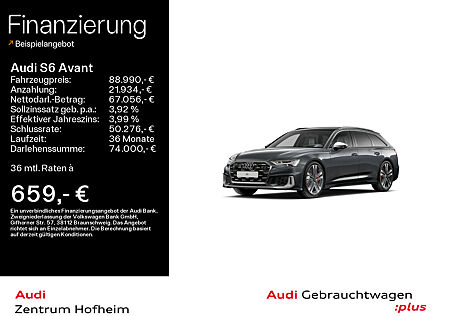 Audi S6 Avant TDI tip*EUPE 111.065*B&O*HUD*Pano*Standh*S-Sportsitze*Matrix*Virtual*Navi+*ARL*360° Kamera*ACC*AHK*