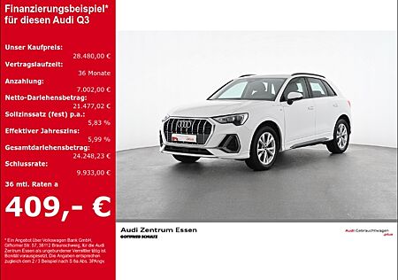 Audi Q3 S line 35 TFSI LED SHZ AHK PDC FSE