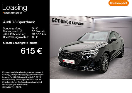 Audi Q3 Sportback 40 TDI qu 2x S line S tro*Sonos*Standh*LED*Virtual*Navi+*Kamera*Assistenz*AHK*