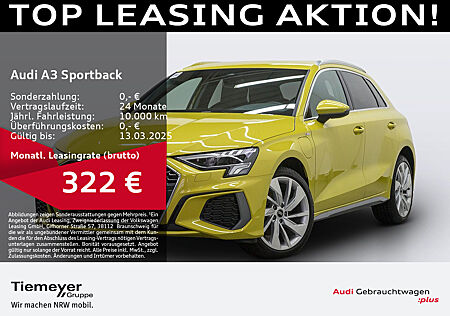 Audi A3 Sportback 40 TFSIe S LINE LED SITZHZG eKLAPPE LM18