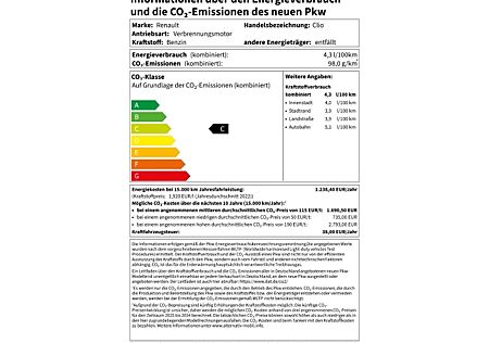 Renault Clio Techno E-TECH Full Hybrid 145 Kamera, Sitzhei., Navi