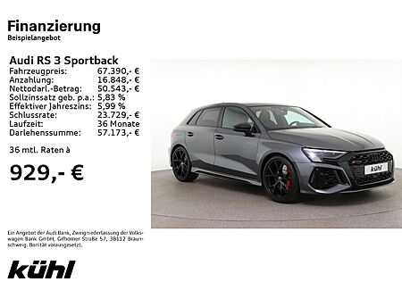 Audi RS3 RS 3 Sportback 19" VMAX 280 PANO HUD B&O Sportabgas