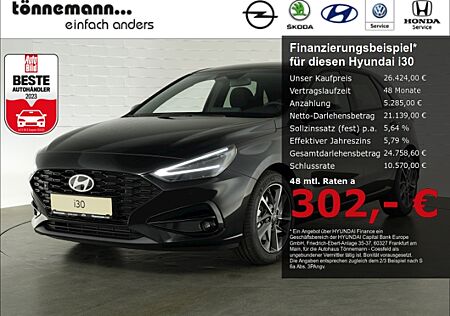 Hyundai i30 FACELIFT T-GDi ADVANTAGE 48V DCT+VOLL-LED-SCHEINW.+NAVI+RÜCKFAHRKAMERA